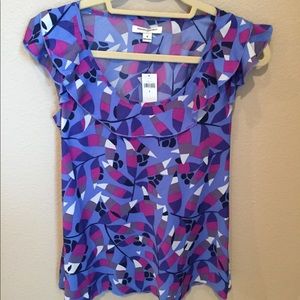 Gorgeous blue top from Banana Republic